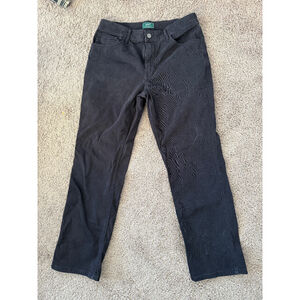 Woolrich Jeans Pants Straight‎ Leg Casual Everyday Trousers Black 32x29